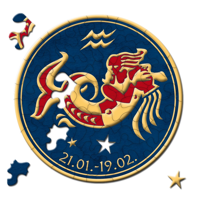 Aquarius - Zodiac Signs - 46 pieces