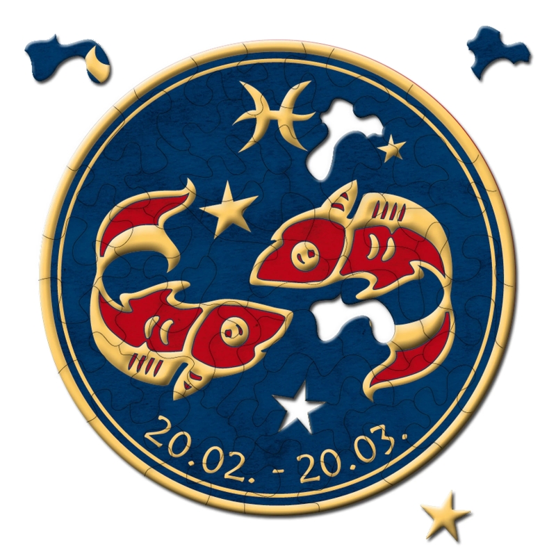 Pisces - Zodiac Signs - 46 pieces