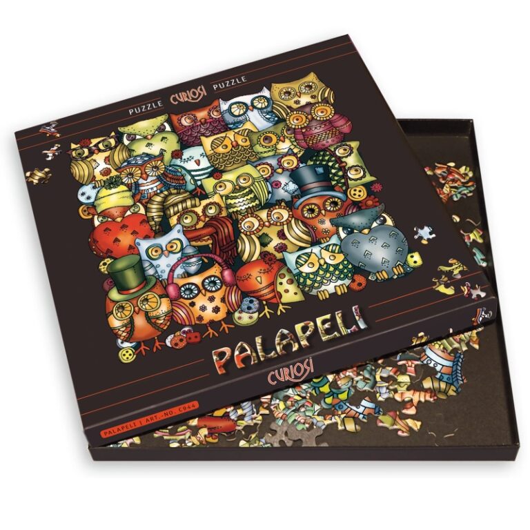 Owls Collage puzzle artwork