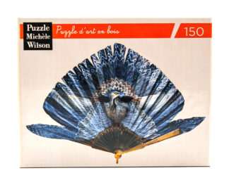 Puzzle Michèle Wilson - Blue Feather Fan  (150 Wooden Pieces & Shaped) — view 2