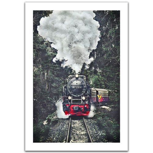 Swiss Steam Train - Showpiece - 600 pieces