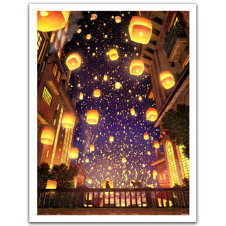 Sky Lantern Festival - Showpiece - 1200 pieces