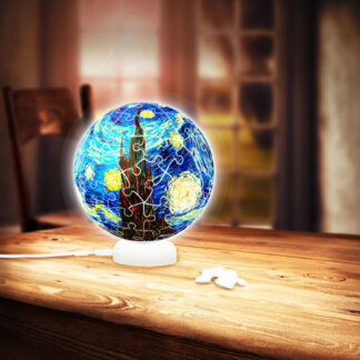The Starry Night, Van Gogh - Puzzle Sphere Light - 60 pieces — view 4