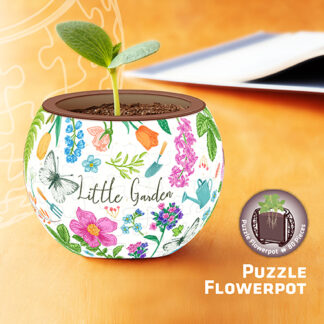 Little Garden - Puzzle Flowerpot - 80 curved pieces — view 2