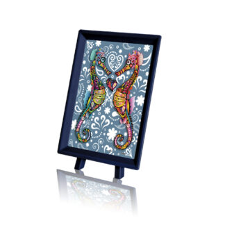 The Colorful Hippocampus - Showpiece XS - 150 pieces with matching easel & frame — view 3