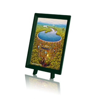 Bibliodame, Jacek Yerka - Showpiece XS - 150 pieces with matching easel & frame — view 3