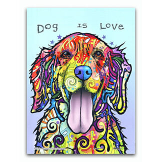 Dog is Love - Showpiece XS - 150 pieces with matching easel & frame