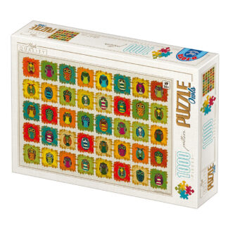 Owls - Pattern Puzzle - 1000 Pieces