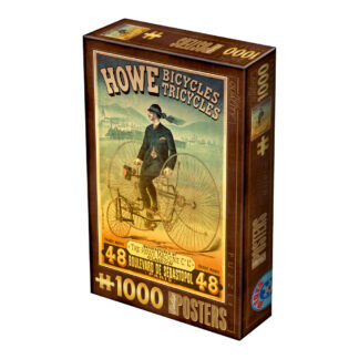 Howe Bicycles & Trycicles - French Vintage Poster - 1000 pieces — view 2