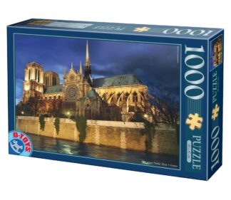 Notre Dame Paris at Dusk - 1000 Pieces — view 3