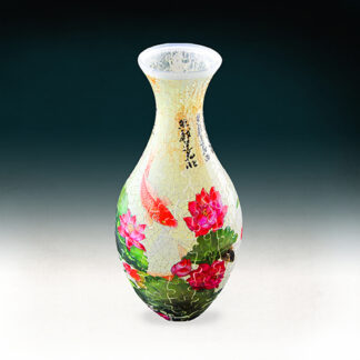Carp with Lotus - Puzzle Vase - Translucent - 160 pieces — view 5