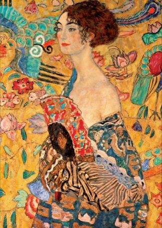 Lady with a Fan - Klimt - 1000 pieces