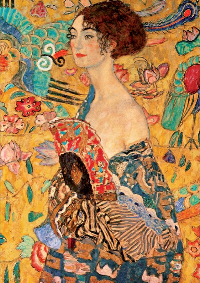 Lady with a Fan - Klimt - 1000 pieces