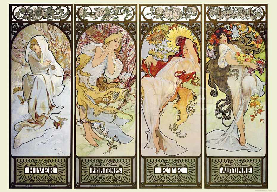 Seasons III - Mucha - 1000 pieces