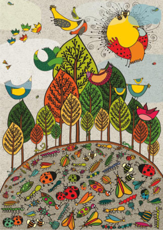 Birds & Bugs - Pattern Puzzle - 1000 Pieces