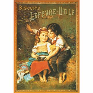 Biscuits Lefevre Utile - French Vintage Poster - 1000 pieces