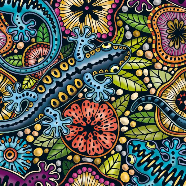 Salamander - Curiosi Q Puzzle - Colour Mix - 72 pieces