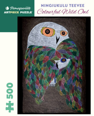 Colourful Wild Owl - 500 Pieces Pomegranate Puzzle