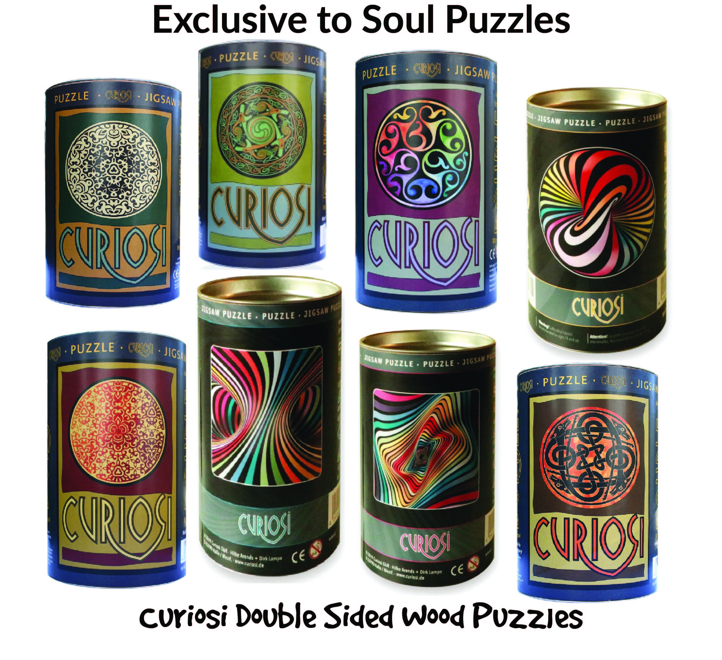 Soul Puzzles Curiosi Double Sided Wood Adult Puzzles