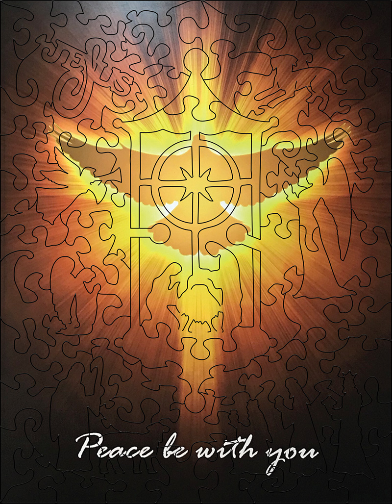 Christmas Postcard: Dove of Peace - 88 pieces - Image 8