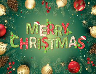 Christmas Postcard: Merry Christmas - 88 pieces