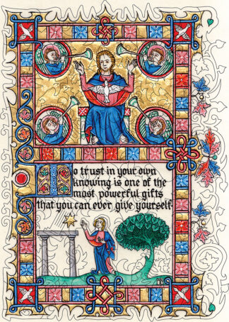 Trust Your Knowing - 87 pieces & decorative edge - Inspired Medieval Illuminations Series