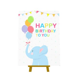 Make A Wish - Puzzle Greeting Card - Birthday - 48 pieces