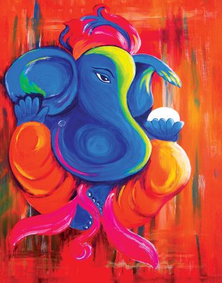 Ganesha - 111 pieces - Trident whimsy cut - Hindu Series