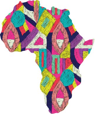 Maarufu: Remarkable African Landmarks  - 73 pieces - Africa Shaped Series