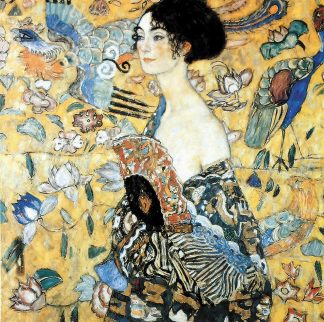 Puzzle Michèle Wilson - La Dame L'Eventail (100 Big Wooden Pieces)