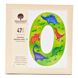 Dinosaurs Wood Whimsy Alphabet Letter O (47 Pieces) Shaped
