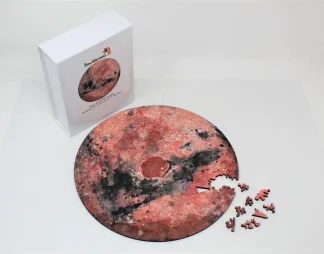 Bewilderness Puzzles - Mars - 266 geometric pieces - round