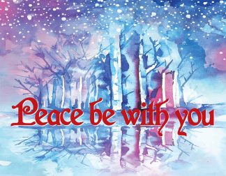 Christmas Postcard:  Peace - 88 pieces
