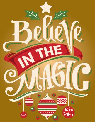 Christmas Postcard: Believe - 88 pieces