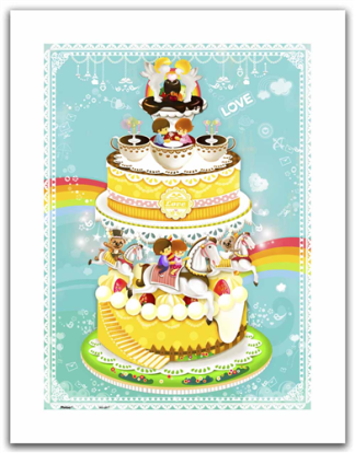 Sweet Lovers - Showpiece - 300 pieces