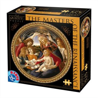 Madonna della Magnificat - Botticelli - 525 Pieces - Round Puzzle
