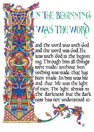The Word - 34 XL Pieces - Inspired Medieval Illuminations Series