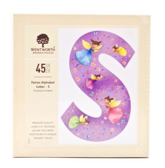 Fairies Whimsy Wood Alphabet Letter S (45 Pieces) Shaped