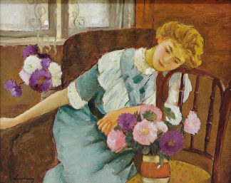 Lorica with Chrysanthemums - Luchian - 500 pieces