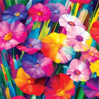 Number 10 shaped Puzzle - CMYK7 - Shaped - 47 Pieces whimsical wood jigsaw puzzle.