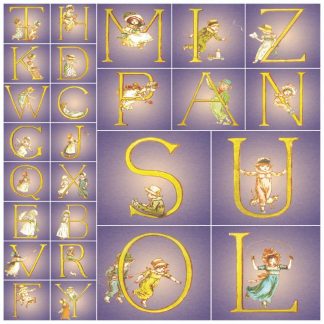 Mini Lotus - Miz Pan - Square - 25 Pieces whimsical wood jigsaw puzzle.