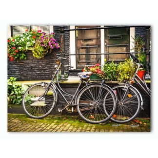 Cycling in Amsterdam - Showpiece XS - 150 pieces with matching easel & frame