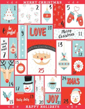 Christmas Wreath - Advent(ure) - Portrait, Rect - 88 Pieces whimsical wood jigsaw puzzle.