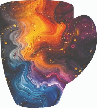CC You're A Star - Galaxy - Cup Shaped - 41 Pieces whimsical wood jigsaw puzzle.