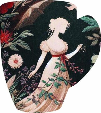 CC Jane Austen - P&P - Fashionable Lady - Cup Shaped - 57 Pieces whimsical wood jigsaw puzzle.
