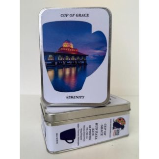 CC - Kun Faya Kun - Serenity - Cup Shaped - 42 Pieces whimsical wood jigsaw puzzle.