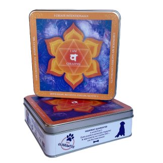 Sacral Chakra - Square - 350 Pieces whimsical wood jigsaw puzzle.