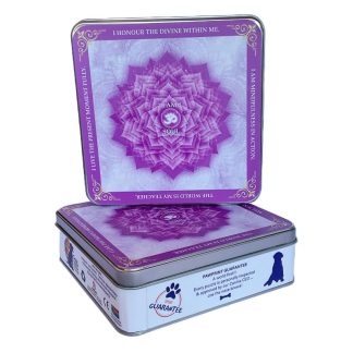 Crown Chakra - Square - 264 Pieces whimsical wood jigsaw puzzle.