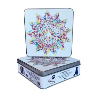Soul Star Chakra - Shaped - 255 Pieces whimsical wood jigsaw puzzle.