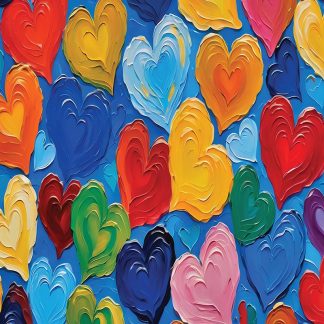 About Love - Joyful Love - Square - 114 Pieces whimsical wood jigsaw puzzle.